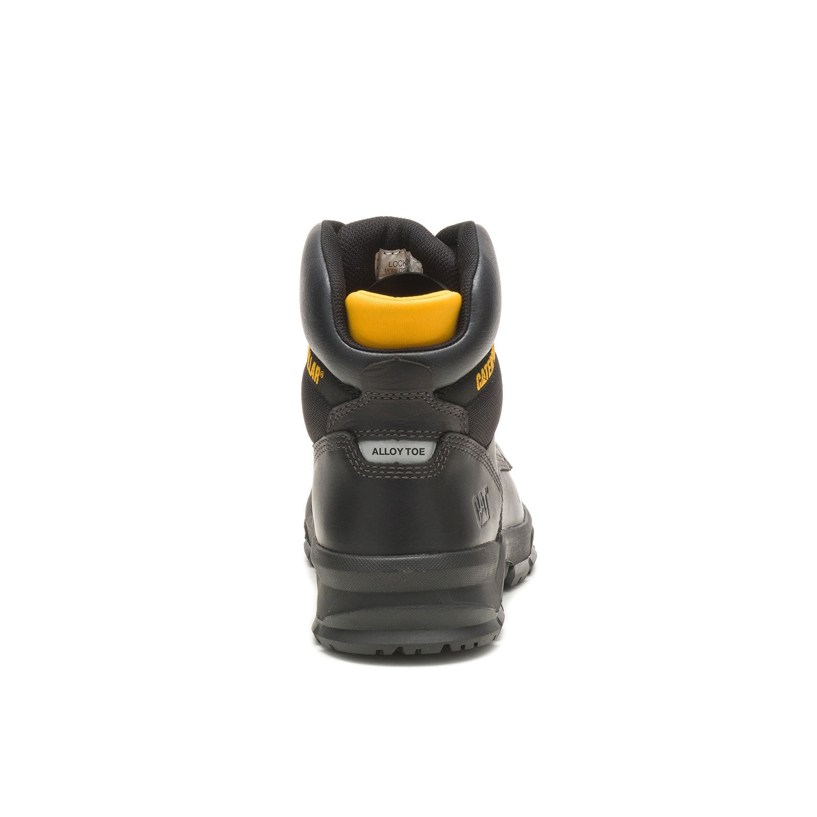 Black Mobilize Alloy Toe Work Boots for Men - Safety Steel Toe Shoes for Construction, Warehouse & Outdoor Work