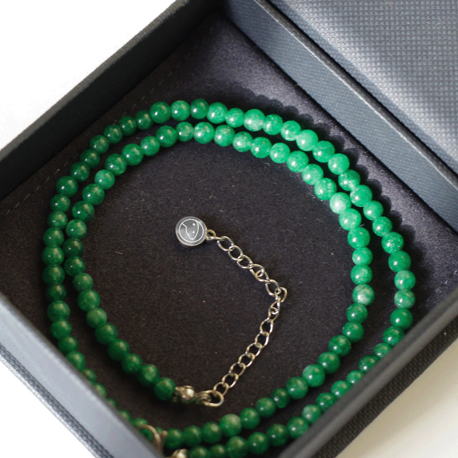 Elegant Green Jade Beaded Necklace - Mini Dainty Pendant Jewelry for Women | Perfect for Weddings, Parties & Everyday Wear
