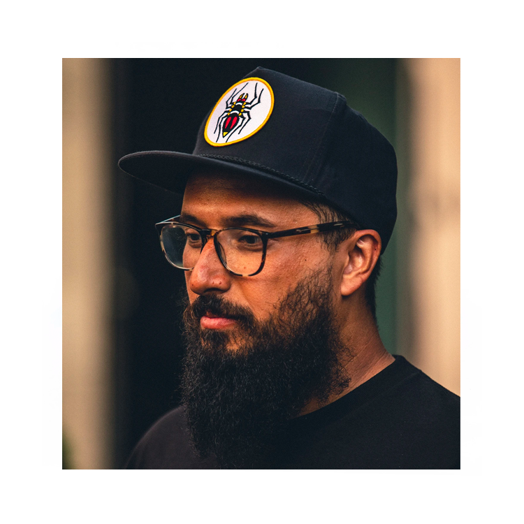 Redback Spider Snapback Hat - Adjustable Unisex Baseball Cap for Outdoor Sports & Street Fashion