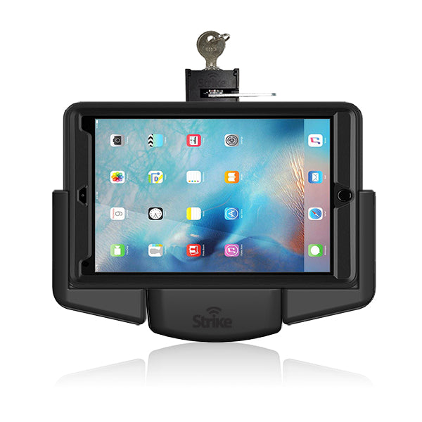Secure iPad 9.7 Lockable Car Mount Holder - Compatible with OtterBox Defender Case (Landscape Version) | Perfect for Road Trips, Uber/Lyft Drivers & Hands-Free Navigation