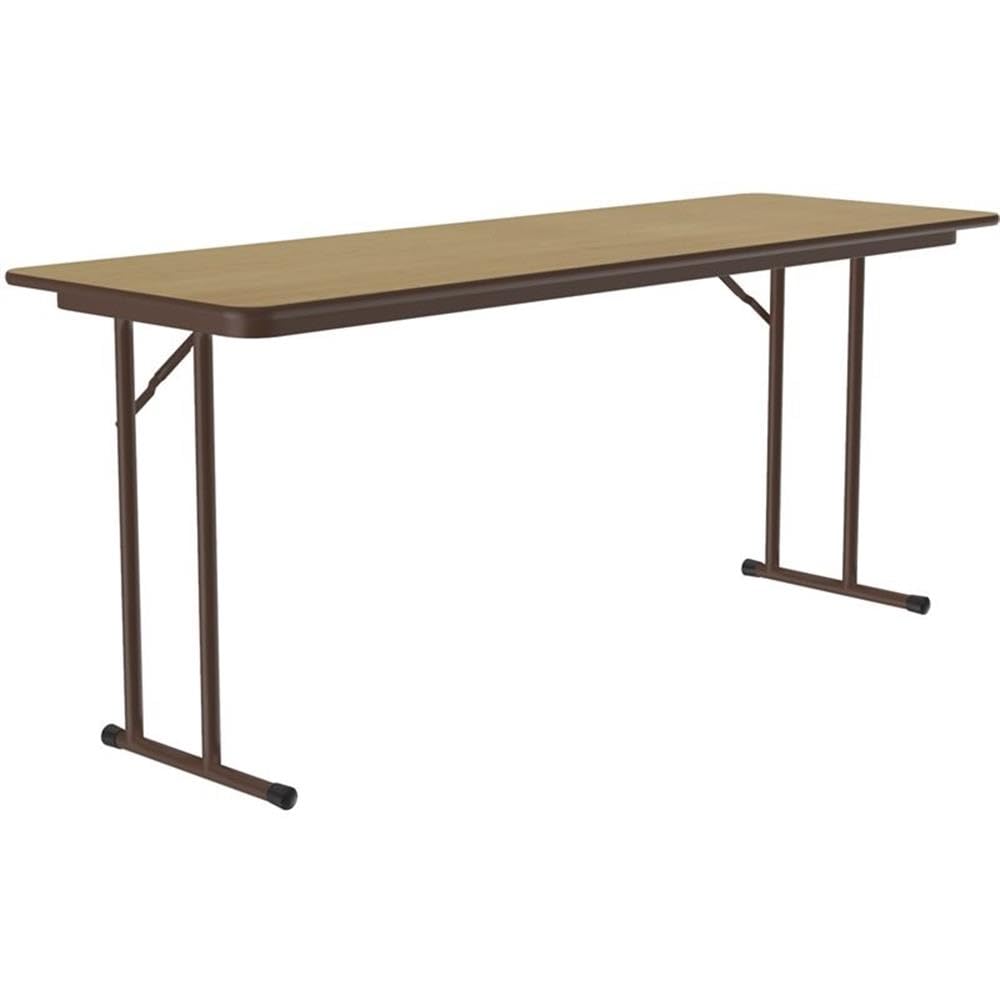 Correll ST2496PX-16 High Pressure Laminate Folding Seminar Table with Off-Set Leg - 24