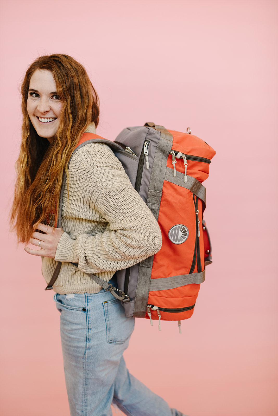 The Tandem Madrid 45L Travel Backpack - Lightweight Carry-On Luggage for Men & Women - Perfect for Airplane, Hiking & Weekend Trips