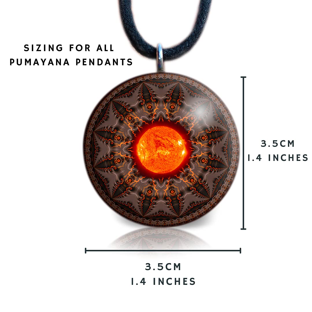 Orgonite Necklace - Gaia Orgone Pendant with Tesla Coil Design | Mother Earth & Pachamama Spiritual Jewelry | Energy Balancing & Protection Amulet for Meditation, Healing & Positive Energy