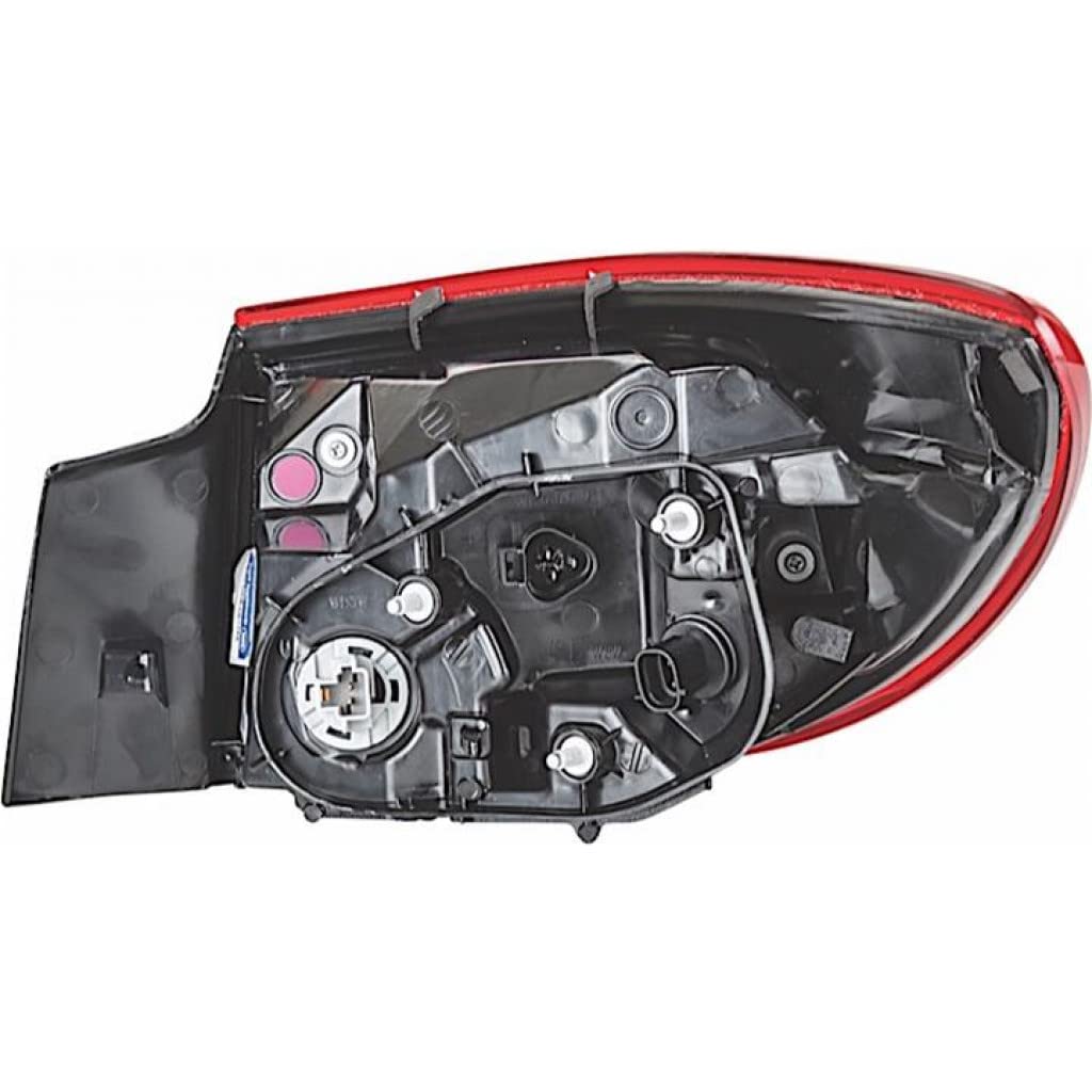2014-2017 Mazda 6 Sedan Driver Side Tail Light Assembly - CAPA Certified Replacement Part MA2804113/GJR951160A - Perfect for Night Driving Safety & Vehicle Restoration Projects