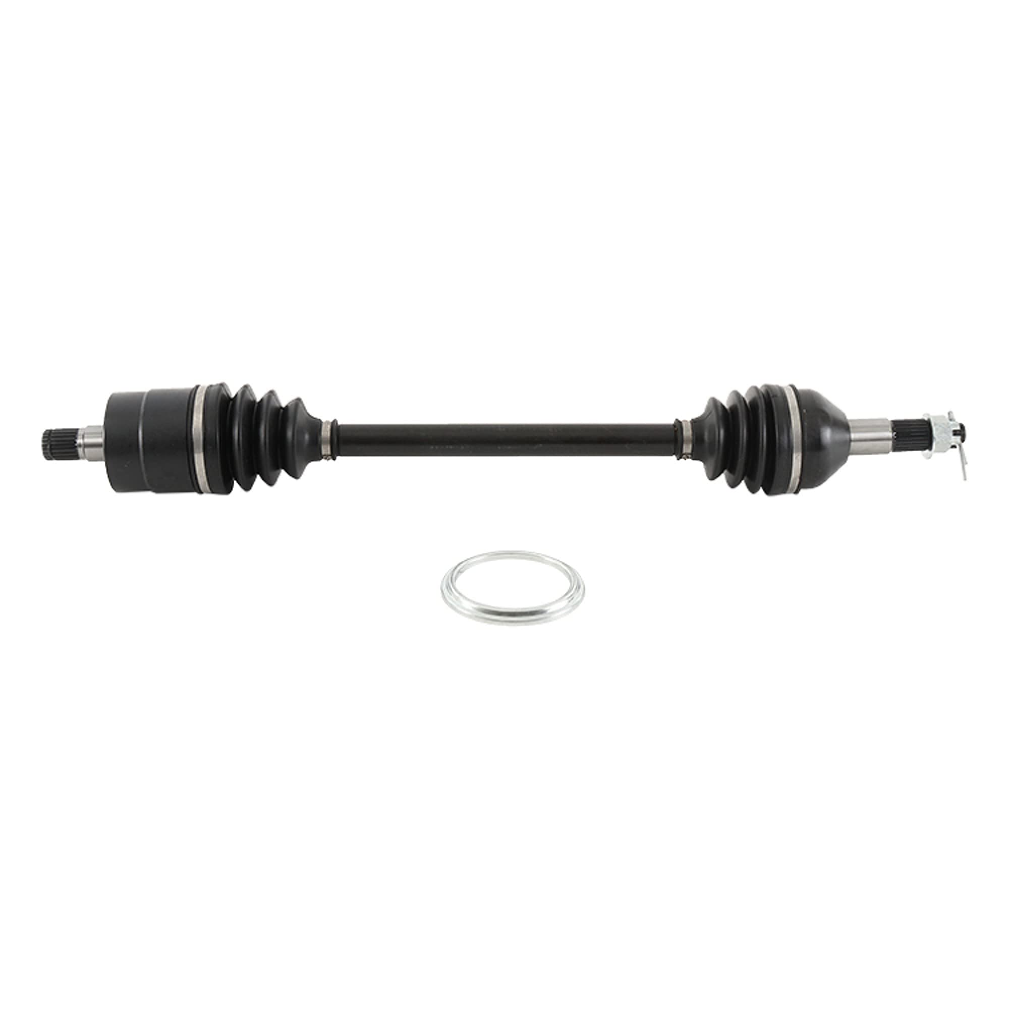 All Balls Rear Left 8-Ball CV Axle - Compatible with Can-Am Commander 1000 (2013 Early Build), MAX 1000 XTP (2015), MAX 1000 XT/DPS/LTD (2014-15), MAX 1000 STD (2015) - 14mm Replacement Axle for Off-Road & UTV Performance Upgrades