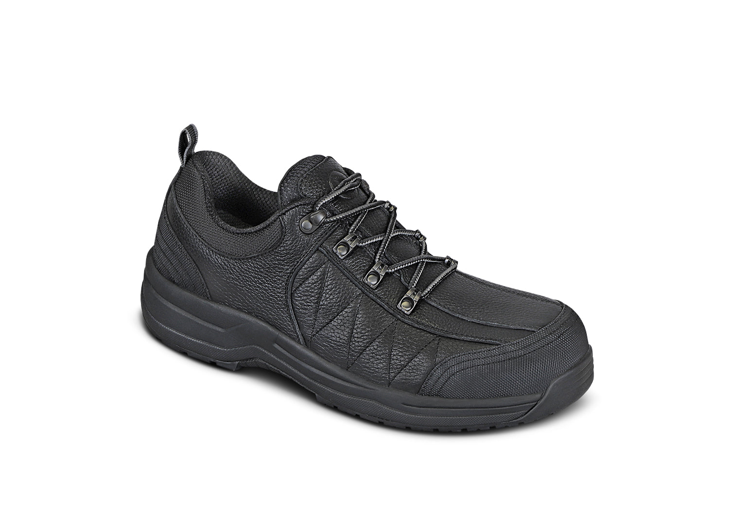**Dolomite Black Work Shoes for Men - Durable & Comfortable Safety Footwear for Construction, Warehouse & Outdoor Jobs**
