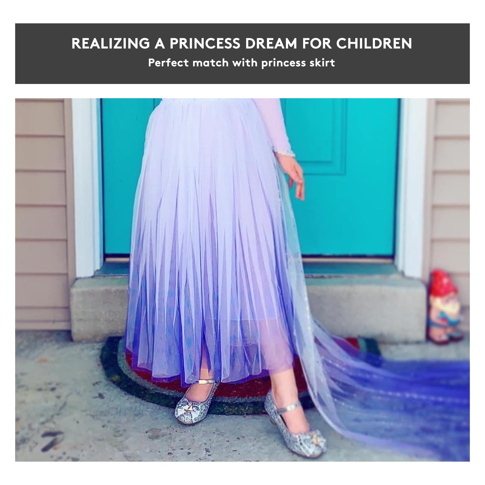 Sparkly Mary Jane Dress Shoes for Girls - Glitter Bow Princess Heels for Wedding, Party & Special Occasions - Toddler & Kid Flower Shoes for Dances, Pageants & Formal Events