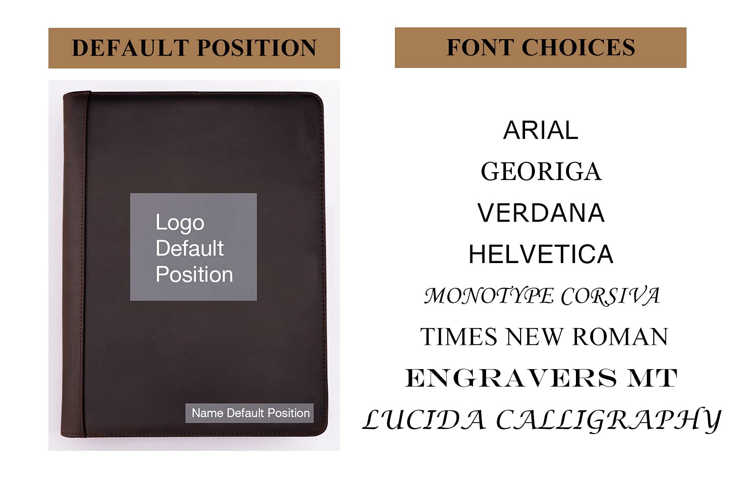 Personalized Business Binder - Custom Monogram Engraved Portfolio for Professionals | Unique Birthday & New Career Gifts | Dark Brown Leather Organizer | Perfect for Office Meetings, Client Presentations & Executive Gifting