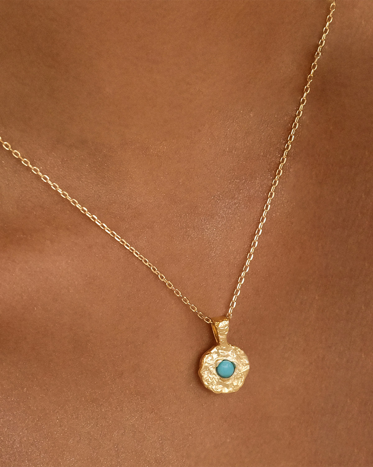 18K Gold Vermeil Written in the Stars Birthstone Necklace - December Turquoise Pendant for Women | Personalized Zodiac Jewelry Gift for Her | Perfect for Birthdays, Anniversaries & Special Occasions