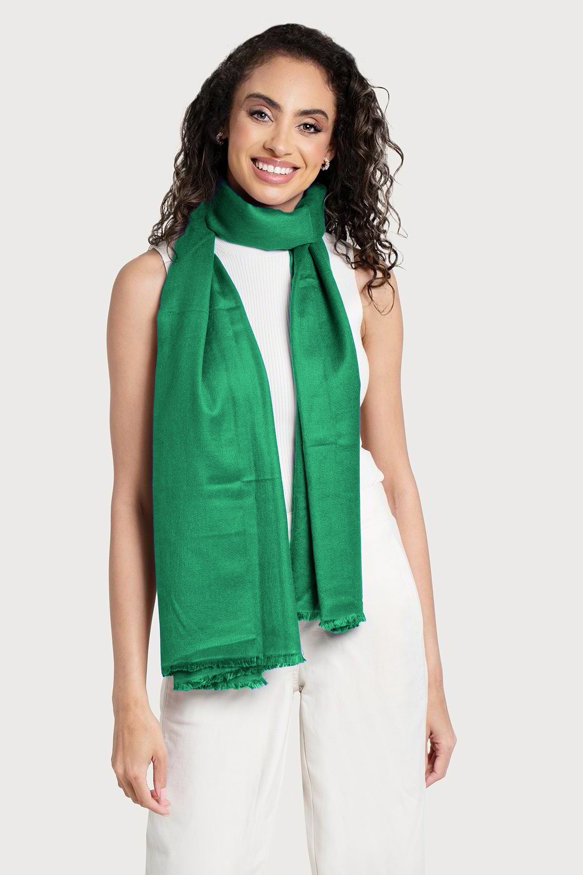 Luxury Cashmere Silk Scarf for Women - Soft Winter Wrap Shawl - Perfect for Office, Travel & Special Occasions