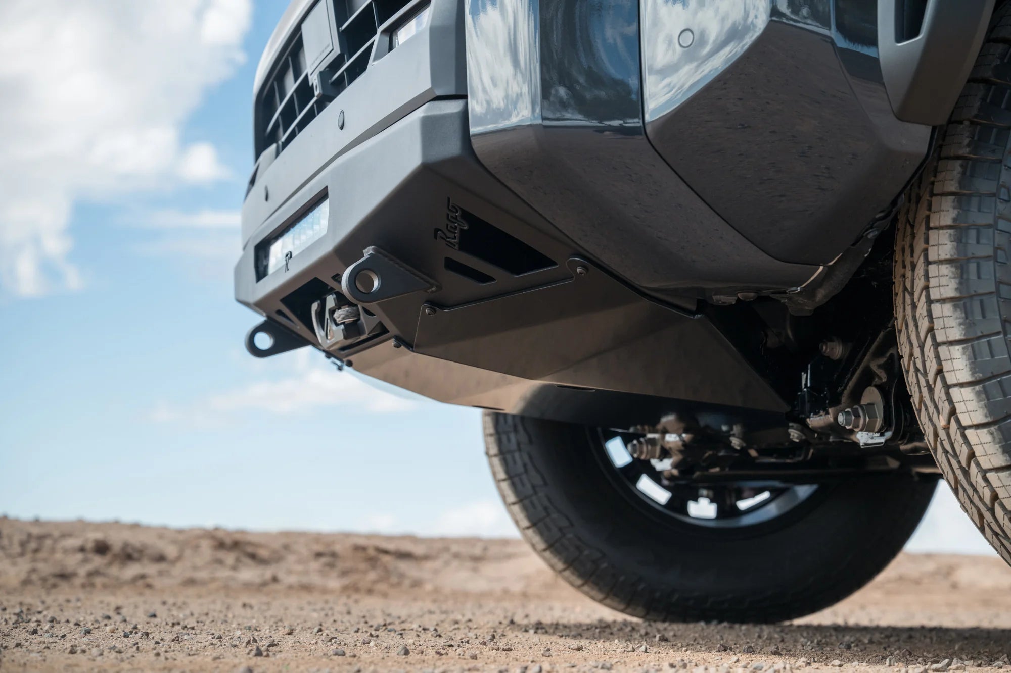 Rago Fabrication Heavy Duty Center Mount Winch Front Bumper with Skid Plate for 2025+ Toyota 4Runner | Off-Road Protection & Recovery | Perfect for Rock Crawling & Overland Adventures