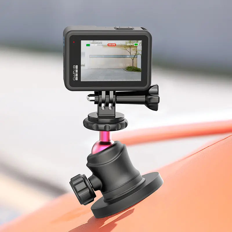 Ulanzi C062GBB1 Magnetic Camera Mount for GoPro, DJI, Action Cameras - Secure & Adjustable Hands-Free Mounting for Vlogging, Cycling, Travel Adventures