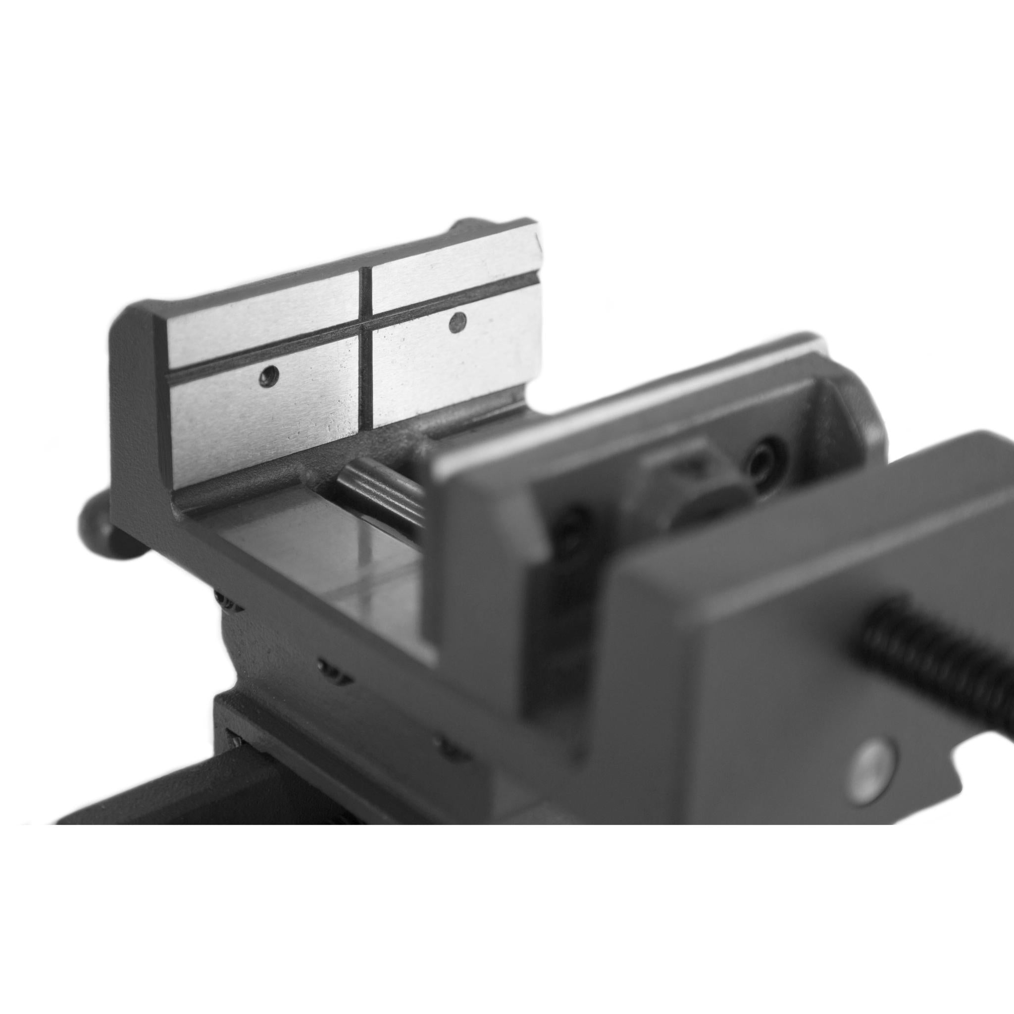 WEN CV413 3.25-Inch Heavy Duty Compound Cross Slide Vise for Bench Top & Drill Press - Perfect for Metalworking, Woodworking, and DIY Projects
