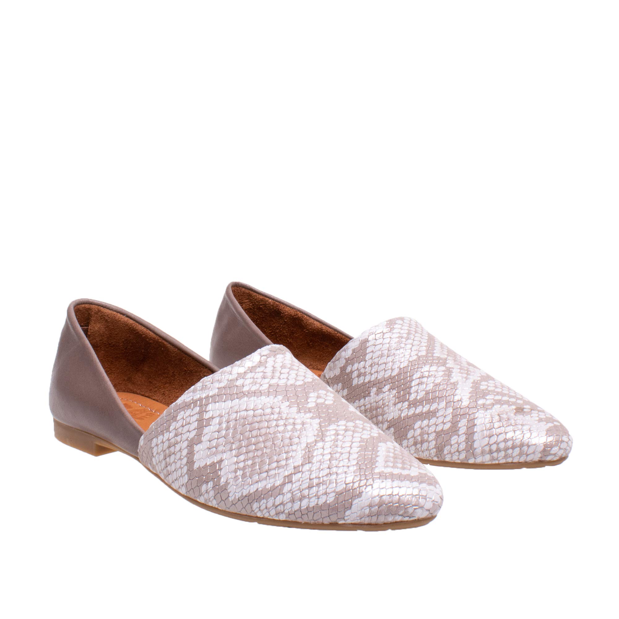 DNA Footwear Astor Haircalf Flat - Women's Comfortable Loafers for Work & Casual Wear - Perfect for Office, Travel & Everyday Use
