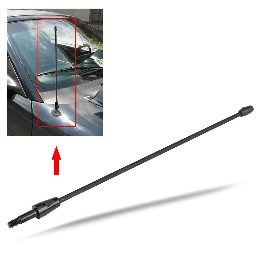 8 Inch Car Radio Antenna Replacement - FM/AM Aerial Guard Mount Compatible with Ford Mustang 1979-2009 | Durable Auto Accessory for Enhanced Radio Reception & Classic Car Restoration