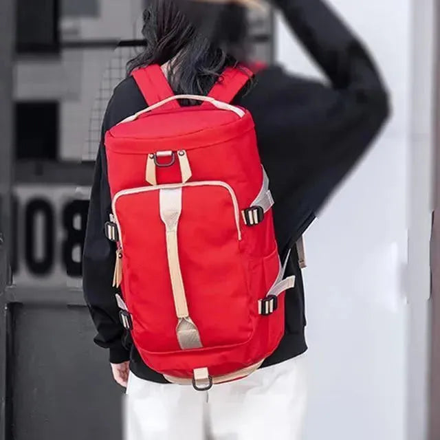 Versatile Fitness Backpack for Gym, Workout & Travel - Durable Waterproof Sports Bag with Shoe Compartment & USB Charging Port | Perfect for Crossfit, Hiking & Daily Commute