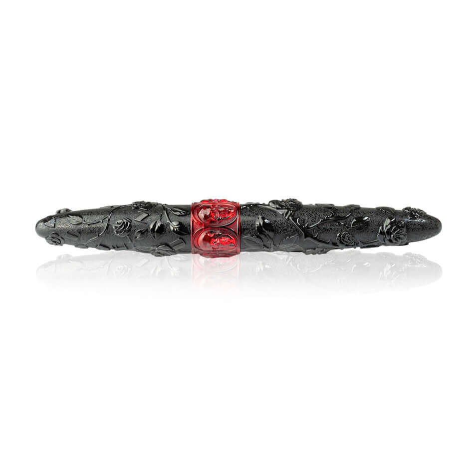 Benu Skull & Roses Fountain Pen - Premium Writing Instrument for Calligraphy & Signature - Perfect for Gifts, Collectors & Gothic Style Enthusiasts