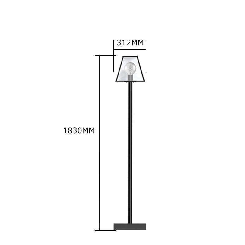 Apsley 1Lt 1.8/2.7m Galvanized Steel Outdoor Lamp Post - Perfect for Garden, Patio, and Driveway Lighting