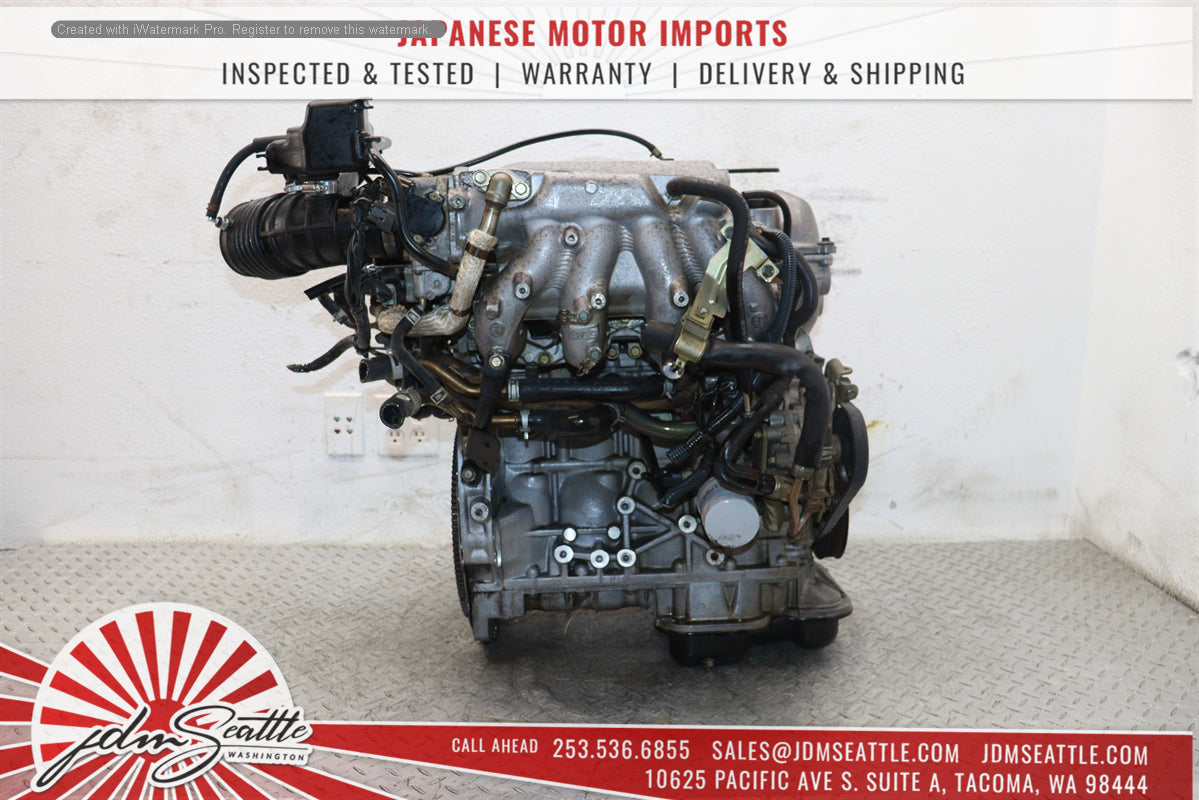JDM SR20 Nissan Primera Sentra G20 2.0L 4-Cylinder Non-Turbo Engine Silver Top SR20DE - High-Performance Replacement for Nissan Models, Perfect for Engine Swaps & Restorations