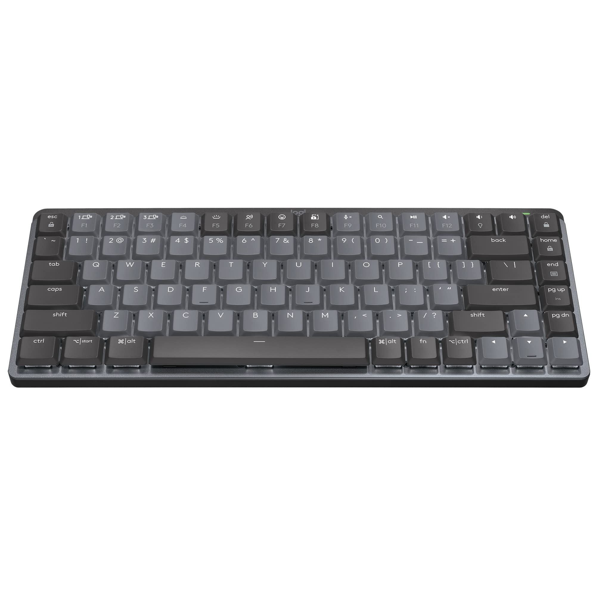 Logitech MX Mechanical Mini Tactile Wireless Keyboard (Graphite) with MX Master 3S Mouse (Black) & Ergonomic Palm Rest - Perfect for Office, Gaming & Programming - 3-Piece Productivity Bundle