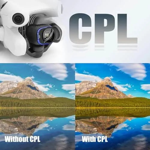 DJI Mini 4 Pro Magnetic ND/CPL Filter Kit - 6 Pack HD Multilayer Optical Glass Lens with Aluminum Frame for Professional Aerial Photography - Perfect for Sunny Days, Water Reflections & Landscape Drone Shots