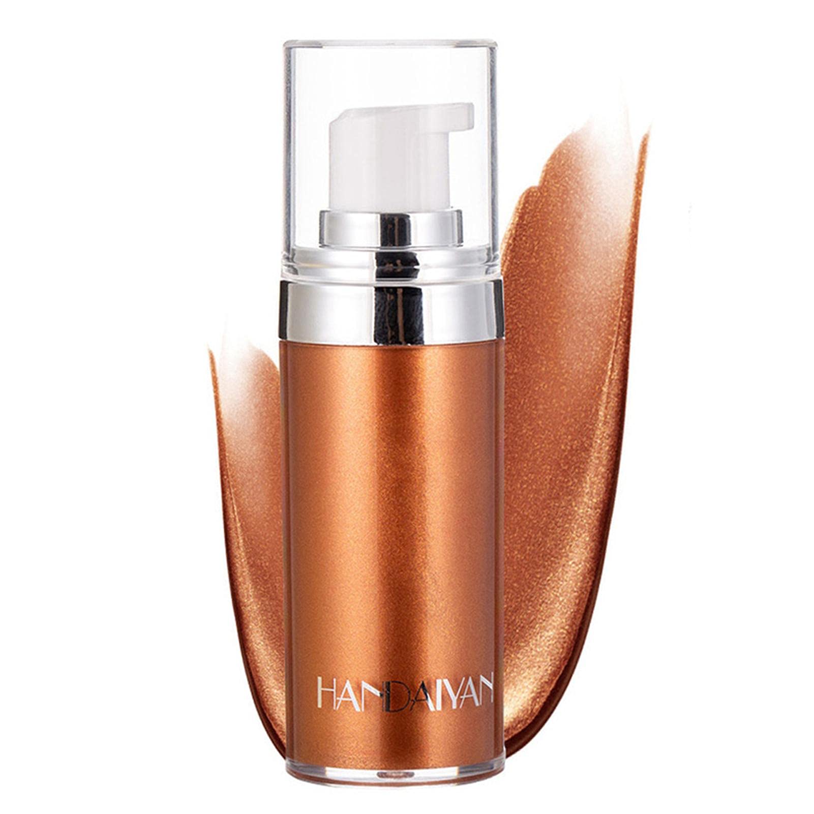 Sympuk Body Luminizer & Glitter Highlighter - Waterproof Shimmering Liquid Illuminator for Face & Body | Moisturizing Glow Lotion for Parties, Festivals & Night Out Makeup