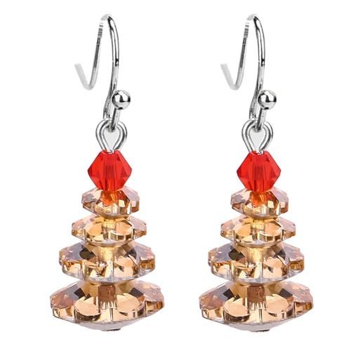 W2:Gold Christmas earrings