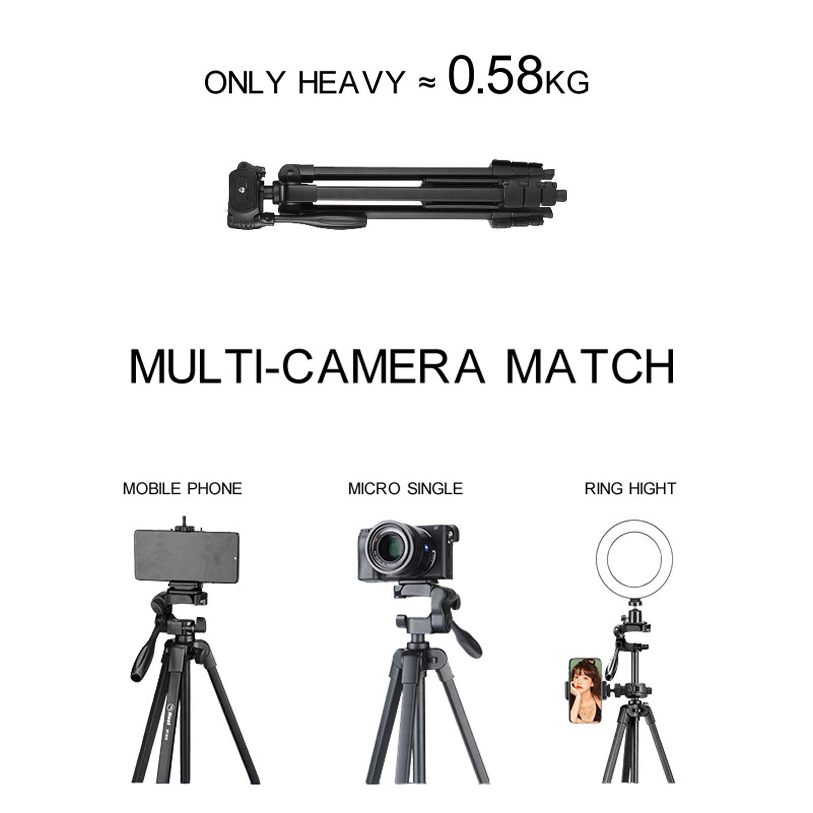 10-inch Ring Light with 53