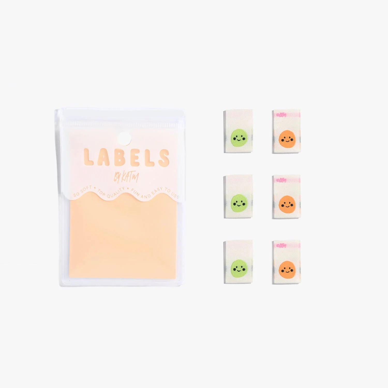 Kylie and the Machine 6 Sew-In Clothing Labels with Little Pom Poms - Perfect for DIY Crafts, Kids' Clothes & Handmade Garments