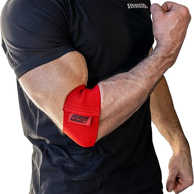 SERIOUS STEEL FITNESS Compression Cuff - Arm, Bicep, Calf & Elbow Support Sleeve (Single) for Workout, Recovery & Injury Prevention | Gym, Running & Sports Essential