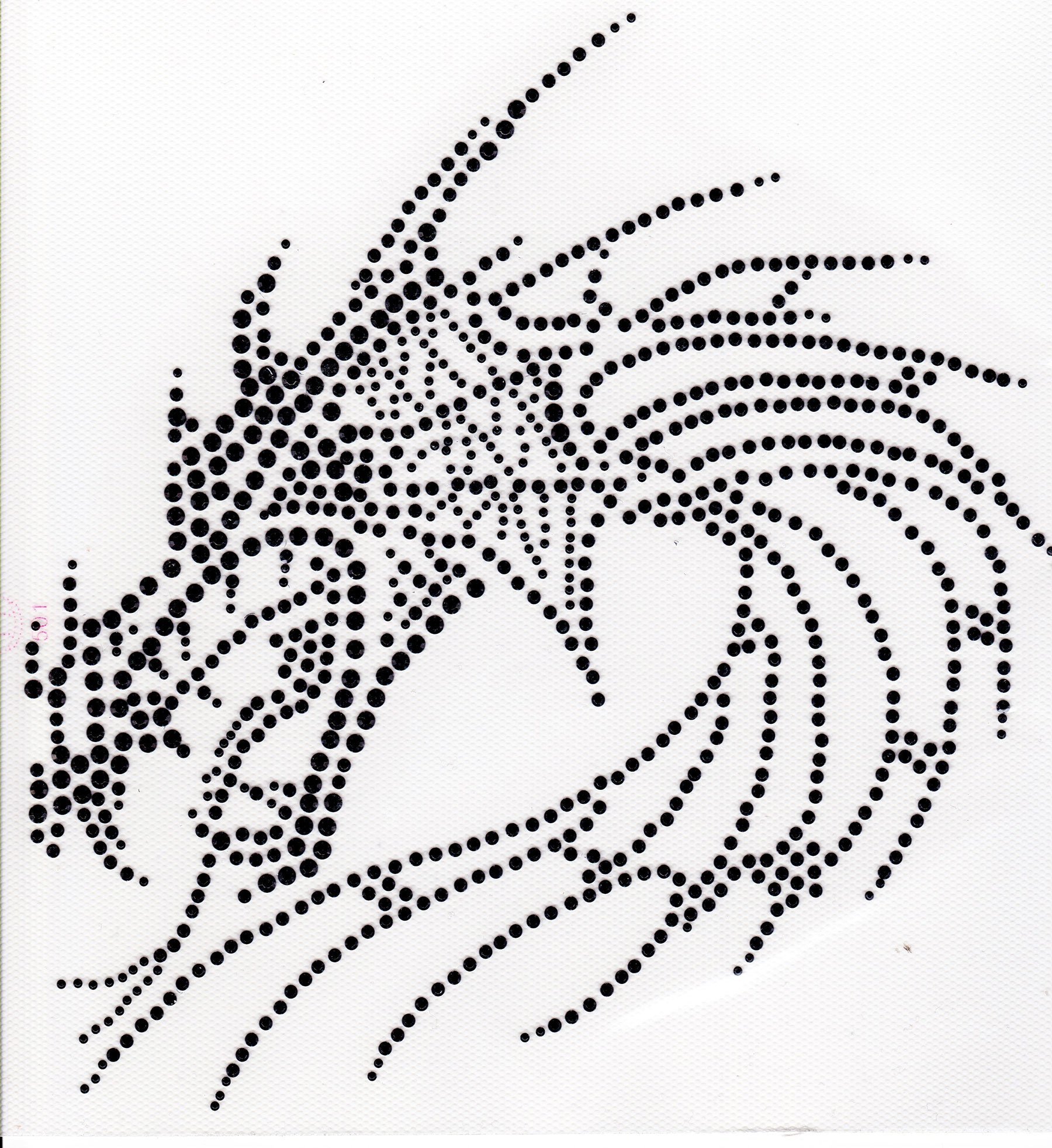 Black Dragon Iron On Hot Fix Transfer Rhinestones - Premium Black Rhinestuds for DIY Clothing, Costumes, and Fashion Accessories