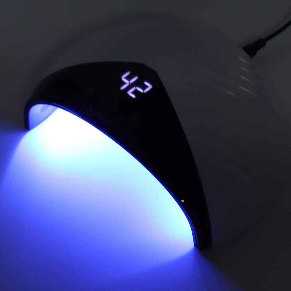 Professional 36W LED/UV Nail Lamp for Gel Polish - Fast Drying with Smart Timer (30/60/99s) - Perfect for Shellac Manicures & At-Home Nail Care - Salon Quality Results for Gel Nails, Acrylics & Dip Powder