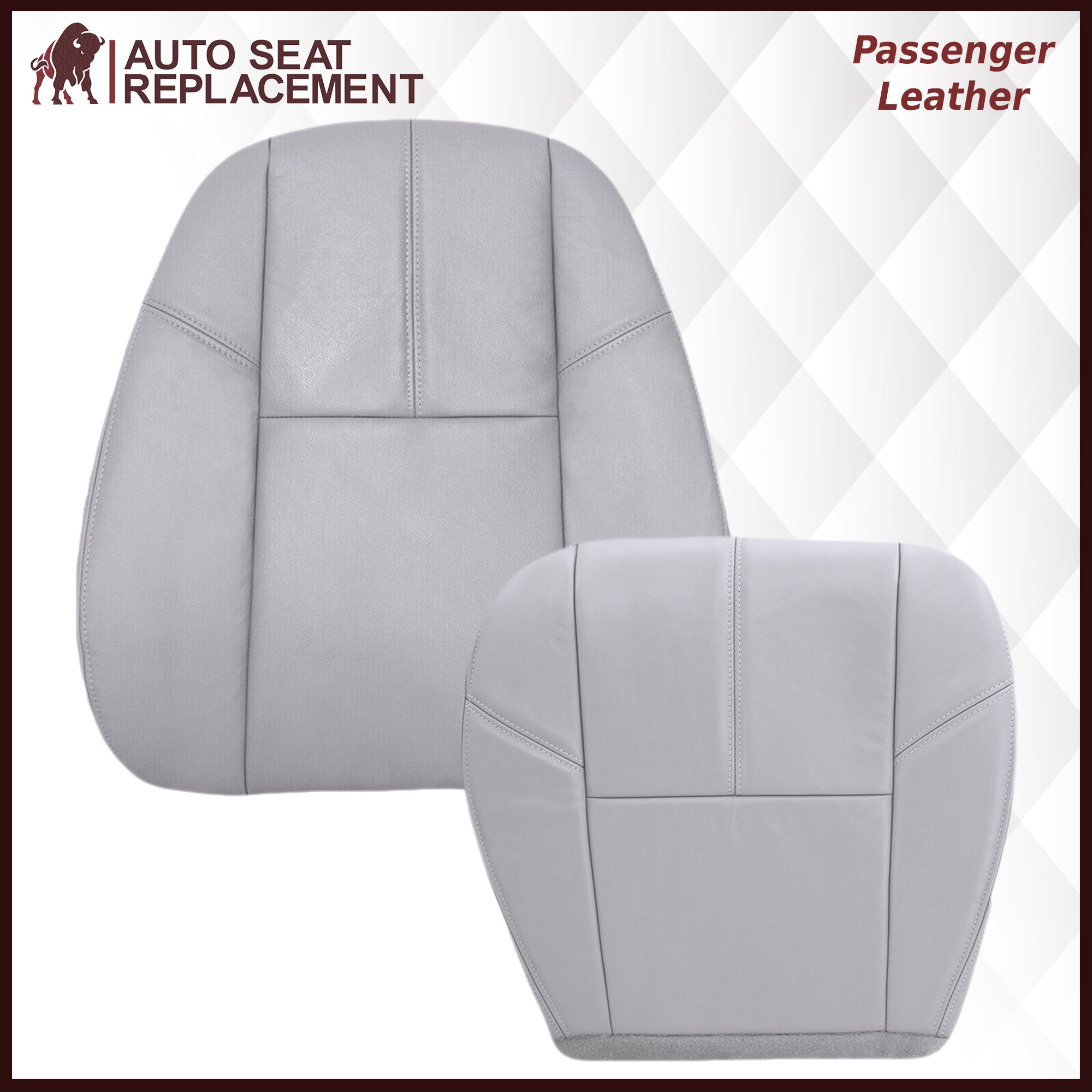 2007-2014 Chevy Tahoe Suburban Custom Fit Seat Covers - Premium Gray Car Seat Protectors for SUV & Truck | Perfect for Road Trips, Camping & Daily Commute