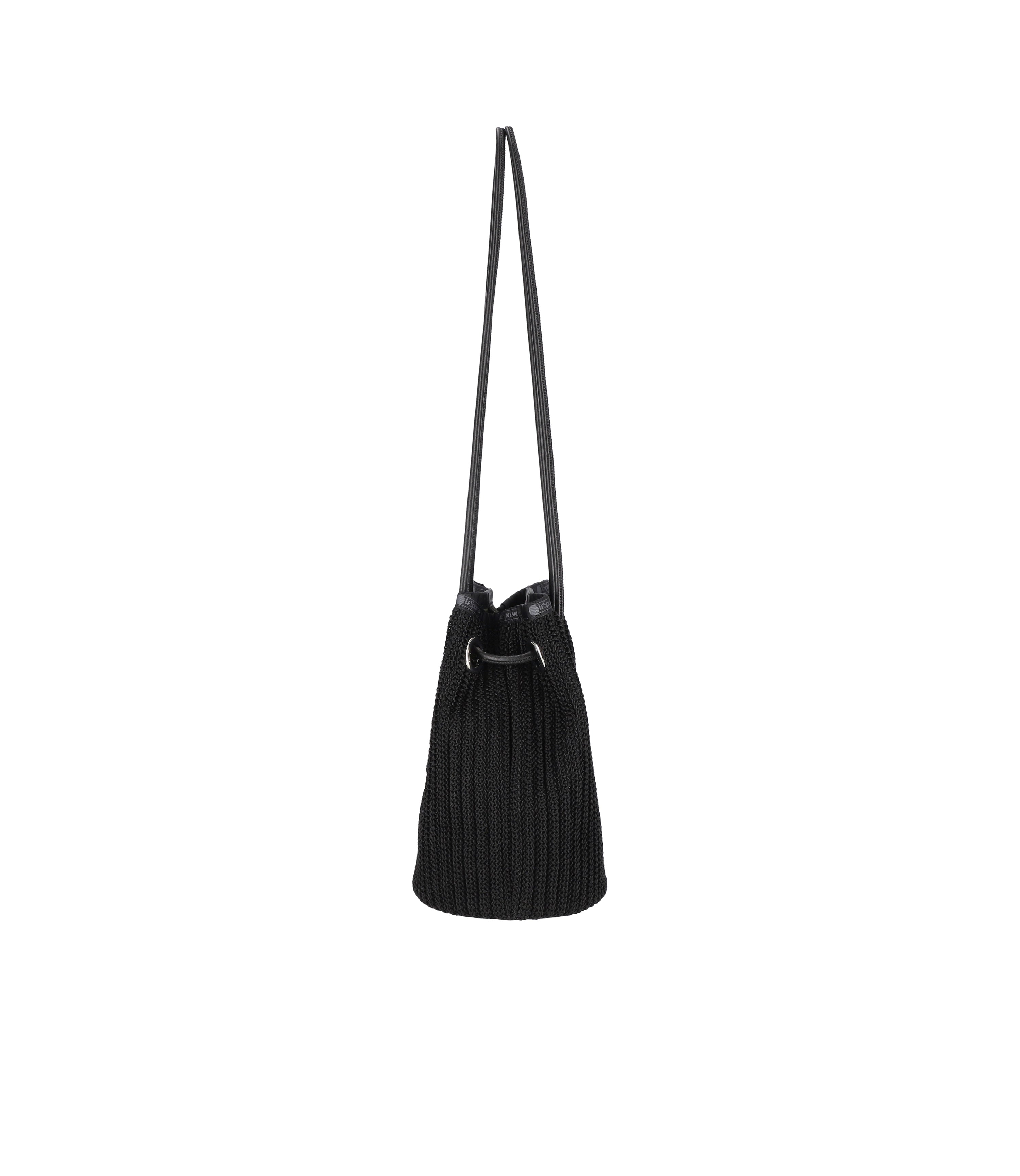Crochet Chain Small Bucket Bag - Handmade Boho Chic Crossbody Purse for Women, Perfect for Beach, Shopping & Everyday Use