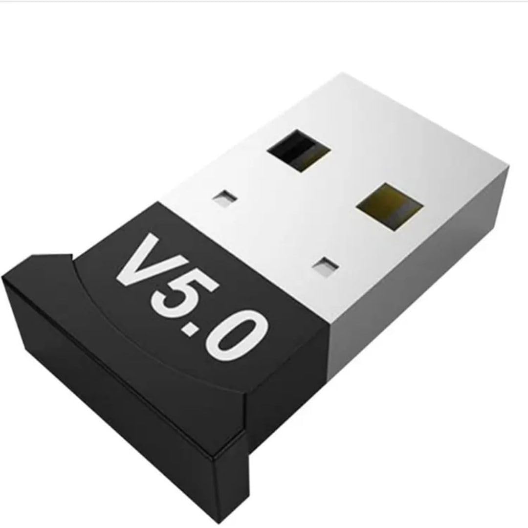 Nano USB Bluetooth 5.0 Adapter for PC Laptop - Wireless Audio & Device Connector for Windows 10/8/7