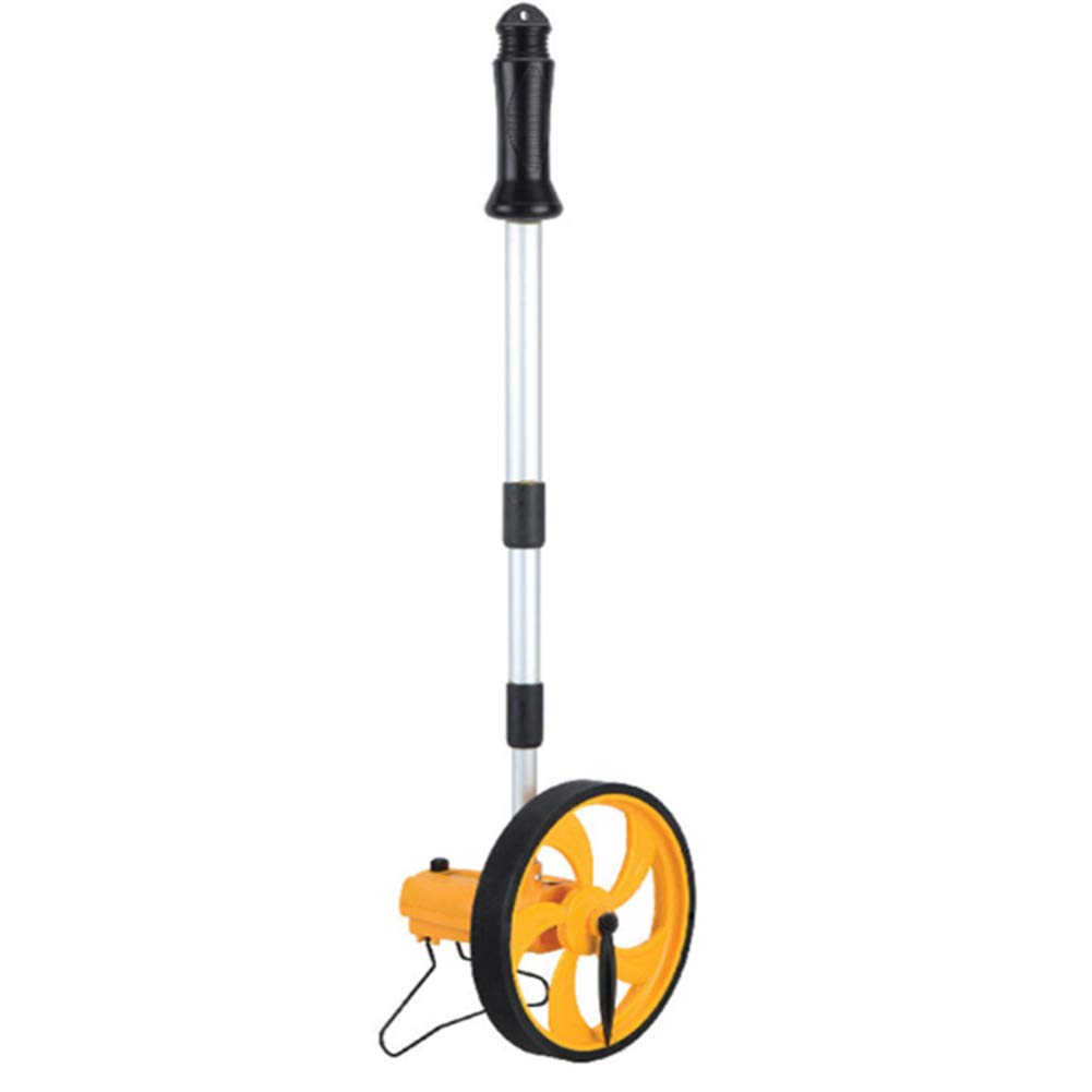 Digital Measuring Wheel with Telescopic Handle & Reset Button - Folding Distance Measuring Tool for Construction, Surveying & Landscaping | Perfect for Road Work, Site Measurement & Outdoor Projects