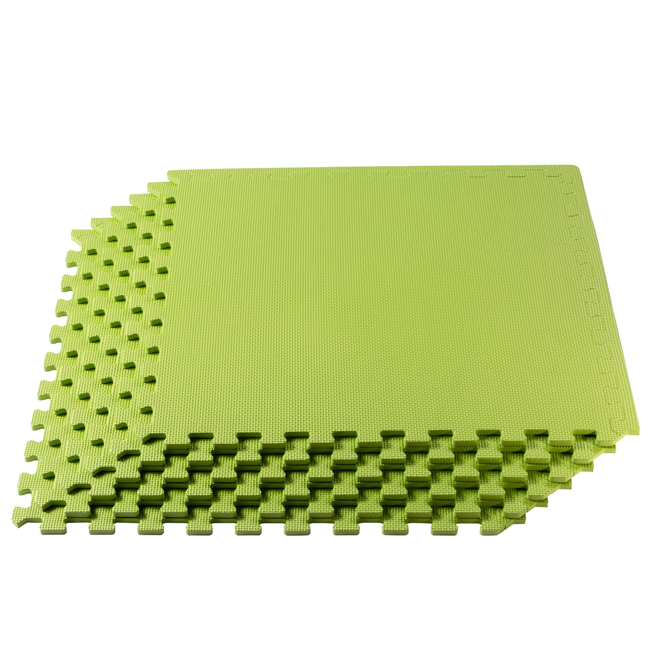 3/8 Inch Thick High-Density Exercise Floor Mat - Non-Slip Gym Mats for Home Workouts, Yoga & Fitness - Perfect for Home Gym, Garage, and Studio Use