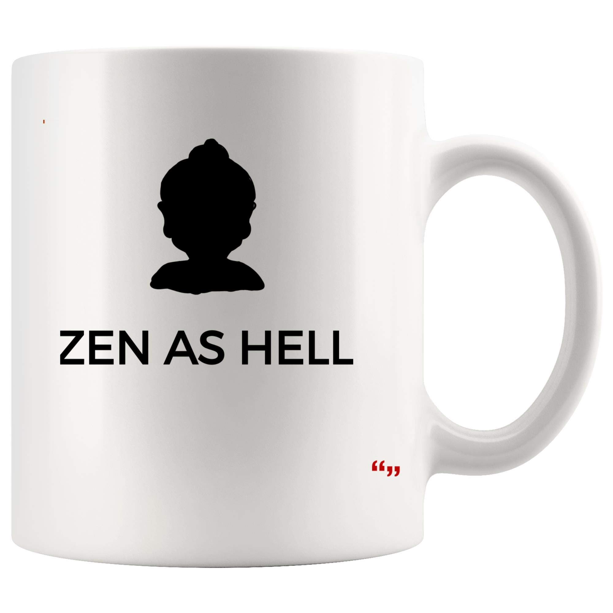 Funny Buddha Coffee Mug - Ceramic Tea Cup with Buddha Design for Men & Women | Perfect Gift for Meditation, Yoga, and Relaxation