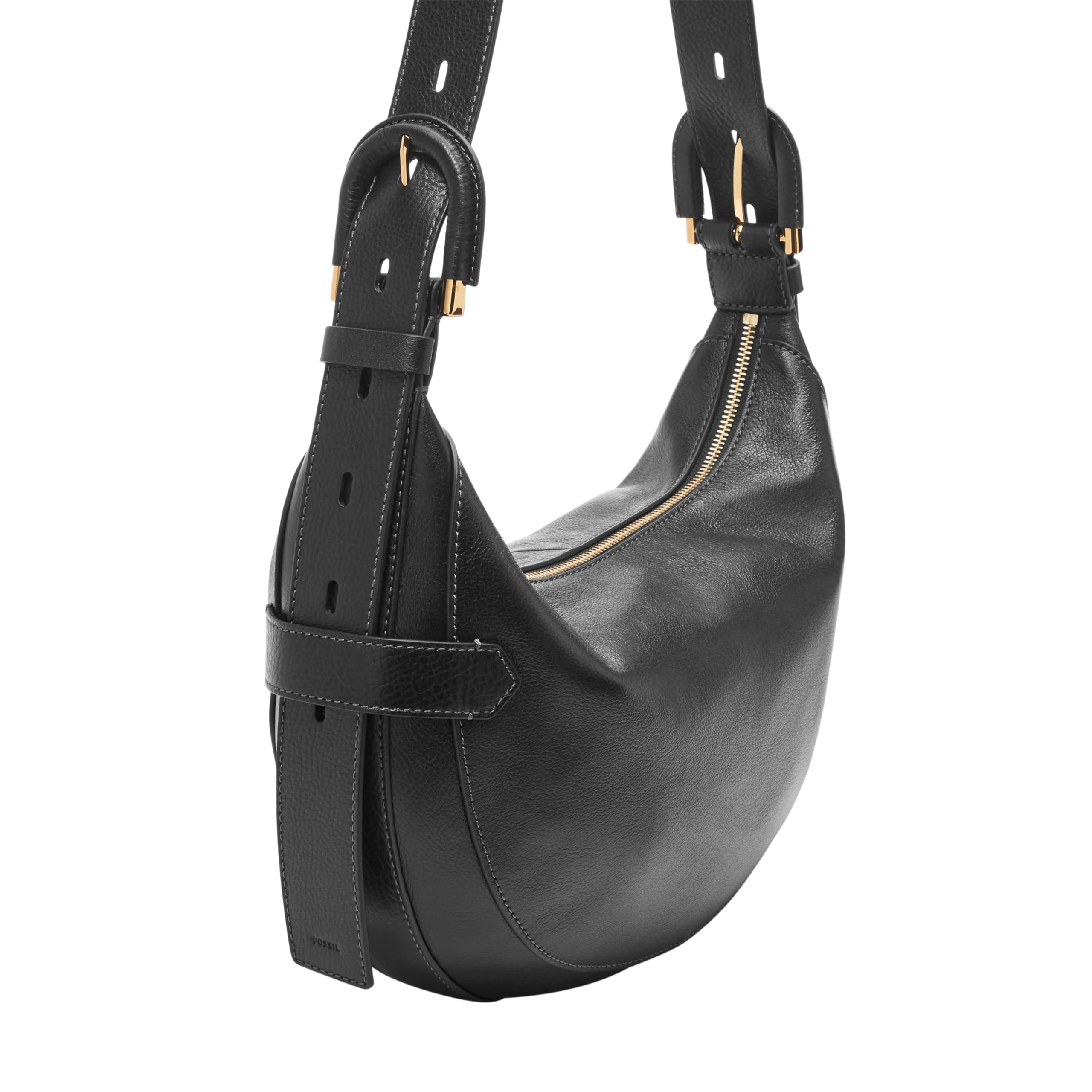 Fossil Women's Harwell Genuine Leather Hobo Purse Handbag - Stylish Crossbody Shoulder Bag for Everyday Use, Work & Travel