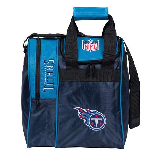 KR Strikeforce 2020 NFL Tennessee Titans Team Logo Single Tote Bowling Bag - Perfect for Football Fans, Sports Enthusiasts & Bowling Outings