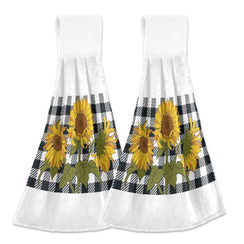 Plaid Sunflowers