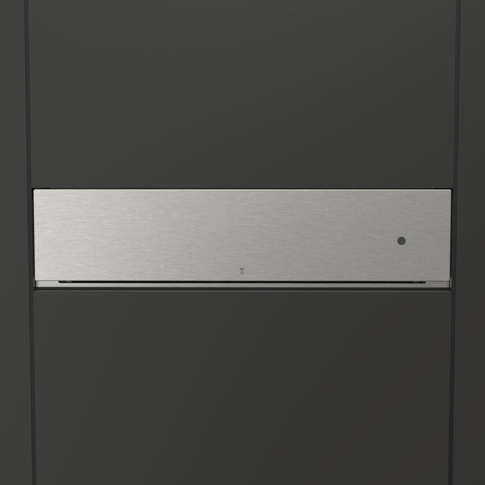 Fulgor Milano 24-Inch 400 Series Stainless Steel Warming Drawer with Push-to-Open Door - F4DWD24S1 | Perfect for Keeping Food Warm in Restaurants, Catering & Home Kitchens