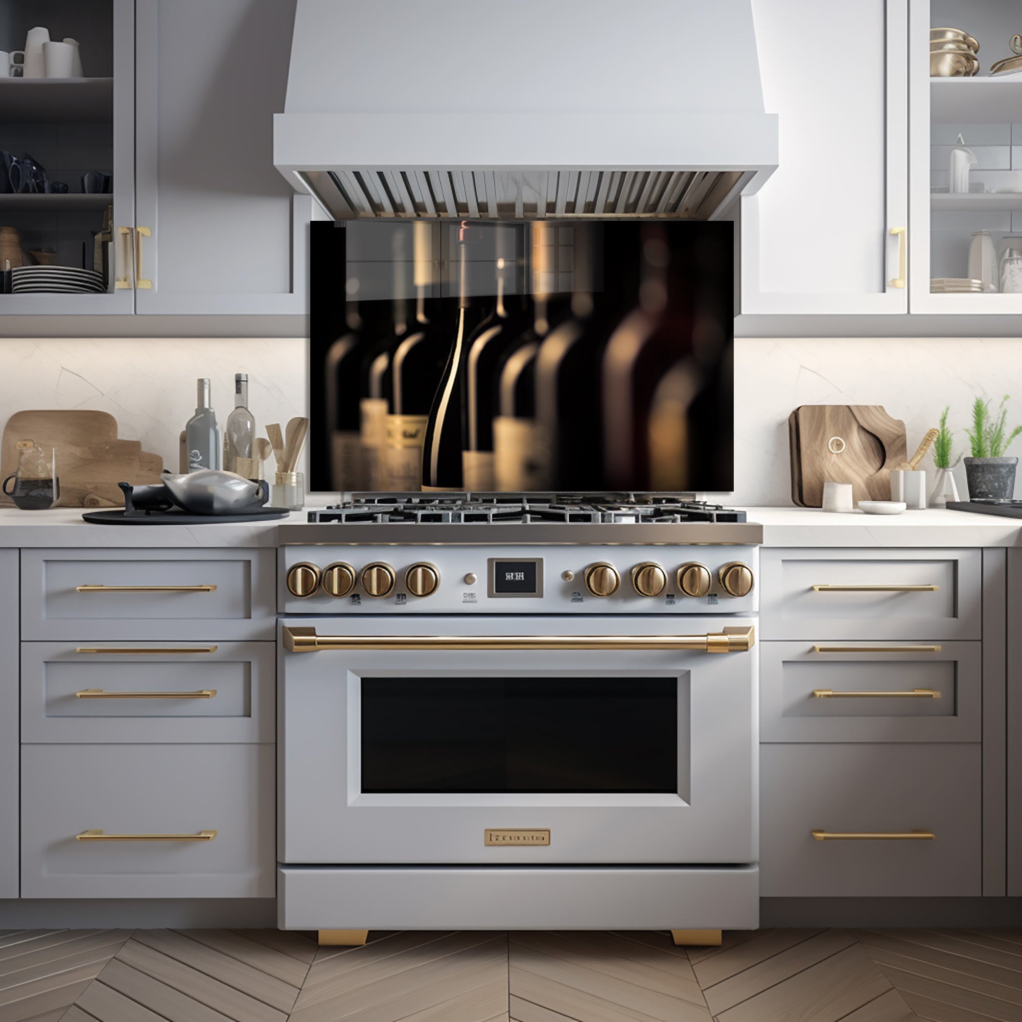 Premium Glass Wine Bottles & Splashbacks - Elegant & Durable for Home Bars, Kitchens & Restaurants | Perfect for Wine Storage & Stylish Backsplashes