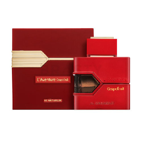 Al Haramain L'Aventure Grapefruit 100ml Eau de Parfum for Women - Fresh Citrus Floral Perfume for Daytime Wear, Office & Special Occasions