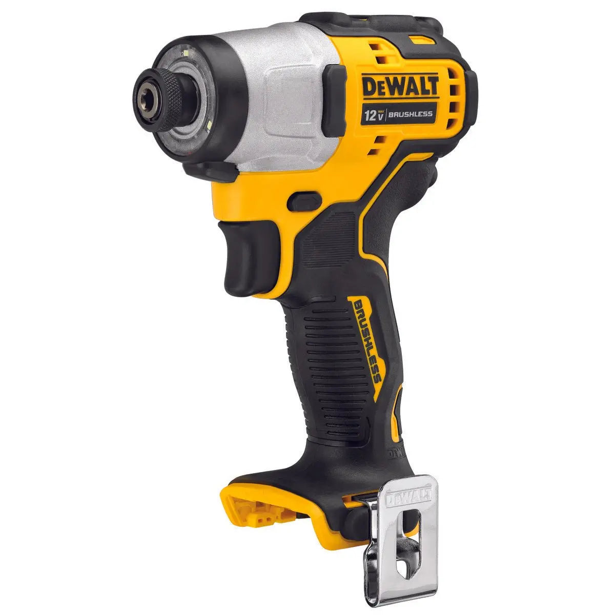 DEWALT DCF801B 12V MAX* XTREME Brushless Cordless 1/4 Inch Impact Driver - Compact Power Tool for Home Improvement, Construction & DIY Projects