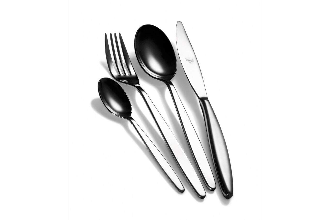 Premium MEPRA Stainless Steel Flatware Set - 20-Piece Elegant Dining Cutlery for Everyday Use, Dinner Parties & Wedding Gifts