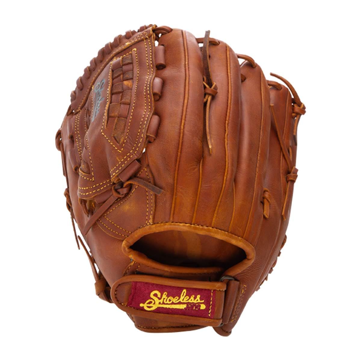 Fast Pitch Basket Weave Web Brown Baseball Glove 12.5-Inch Left Handed - Perfect for Youth & Adult Baseball Practice, Games & Training