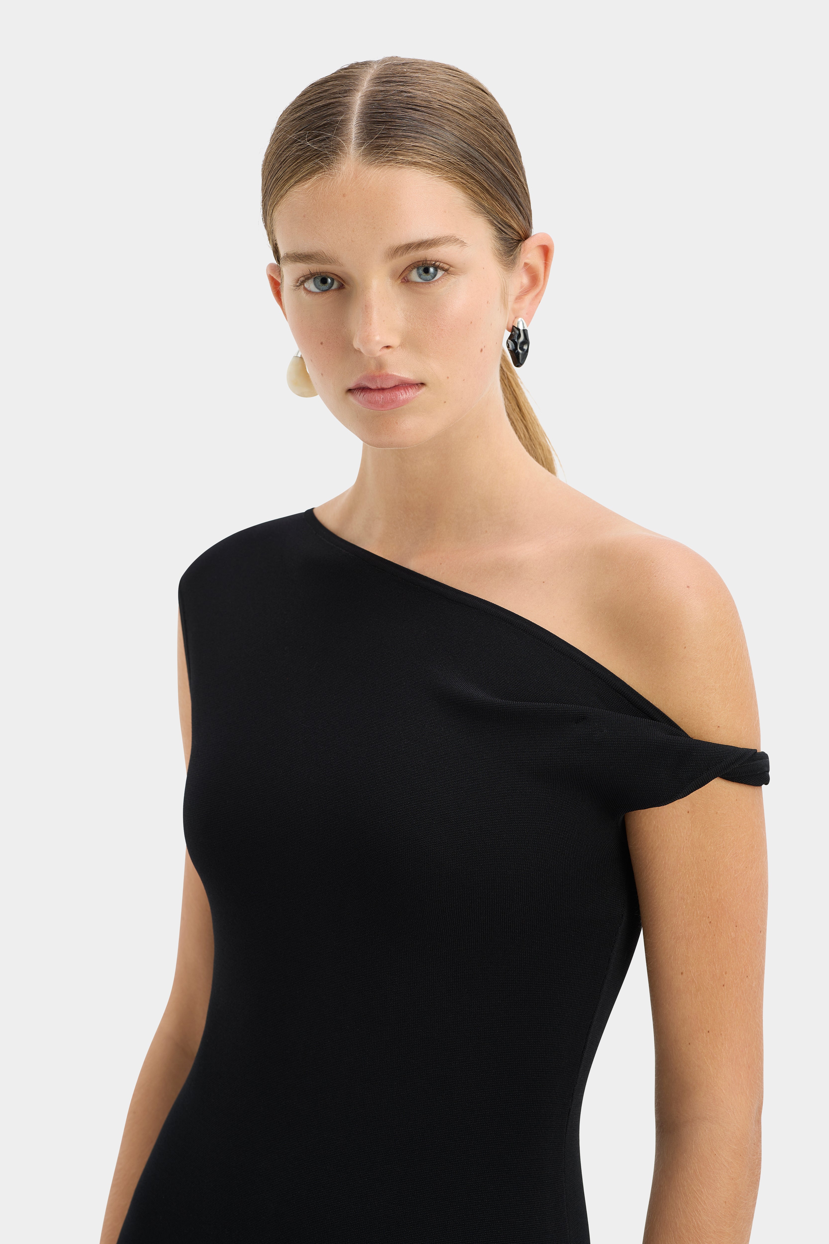 Indigo Twist Dress - Elegant Women's Wrap Dress for Casual & Evening Wear | Perfect for Parties, Dates & Office Outfits