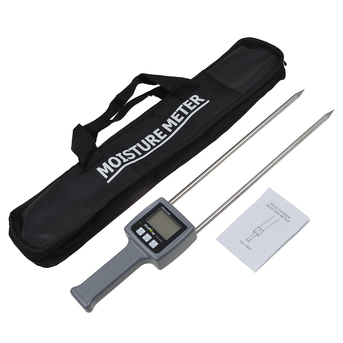 4-in-1 Digital LCD Soil Moisture Meter Tester (DX-025G) - Perfect for Indoor/Outdoor Plants, Gardening, Farming & Lawn Care