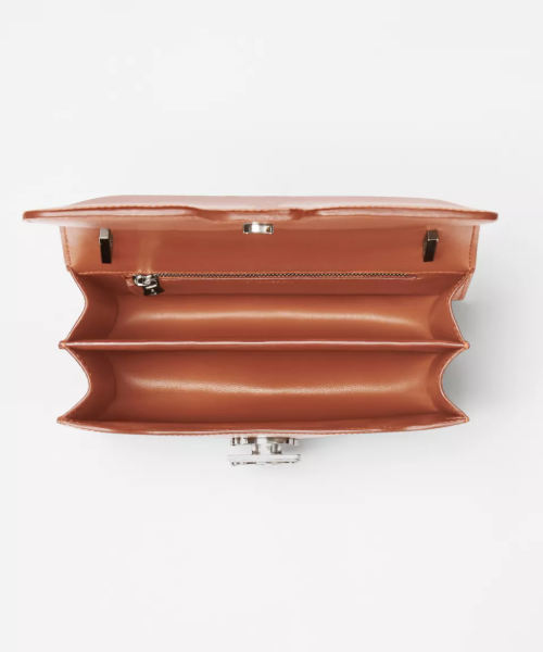 Burberry Small Leather TB Bag in Brown - Luxury Crossbody Bag for Women, Perfect for Work, Travel & Everyday Use